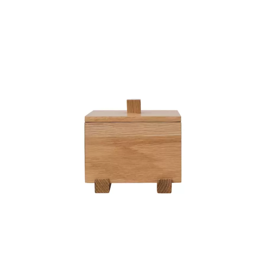 ferm LIVING - Moku Box, Egetræ, 10*9,5*11