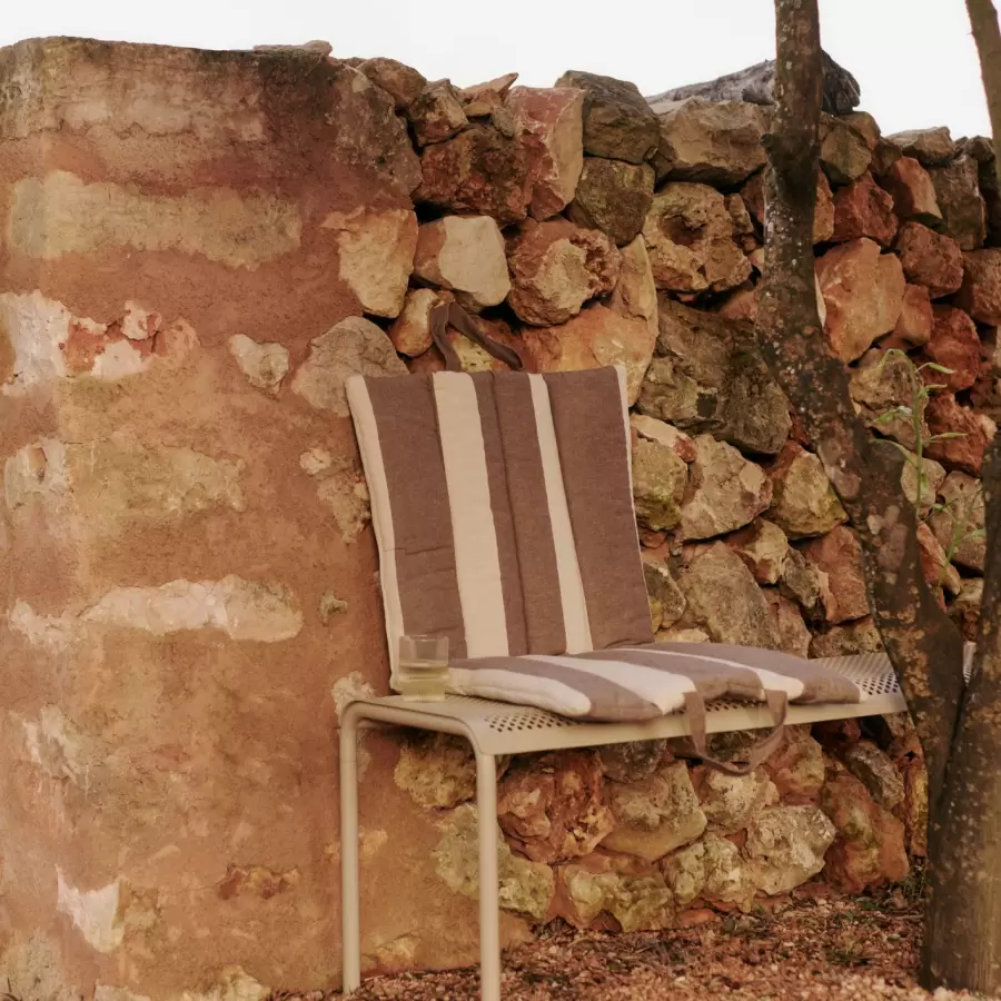 ferm LIVING - Strand Foldemadras, Carob Brown/Parchment 50*100