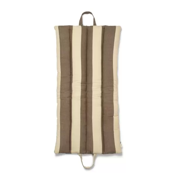 ferm LIVING - Strand Foldemadras, Carob Brown/Parchment 50*100 ferm LIVING - Strand Foldemadras, Carob Brown/Parchment 50*100