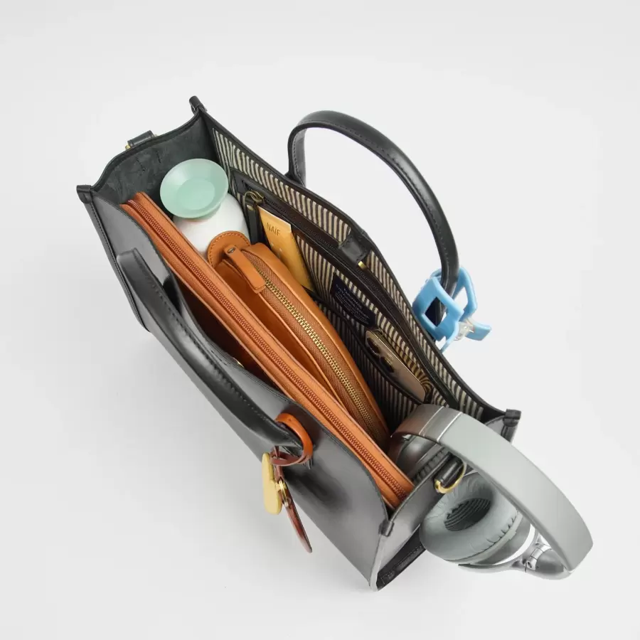 O My Bag - Jackie Classic Leather, Black