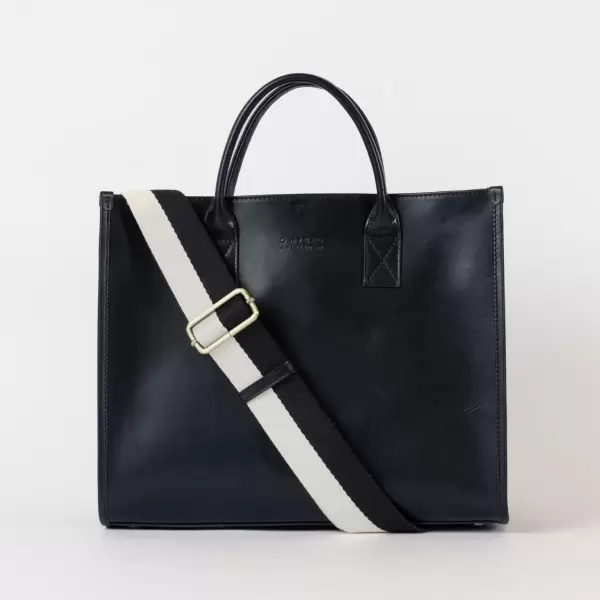 O My Bag - Jackie Classic Leather, Black O My Bag - Jackie Classic Leather, Black