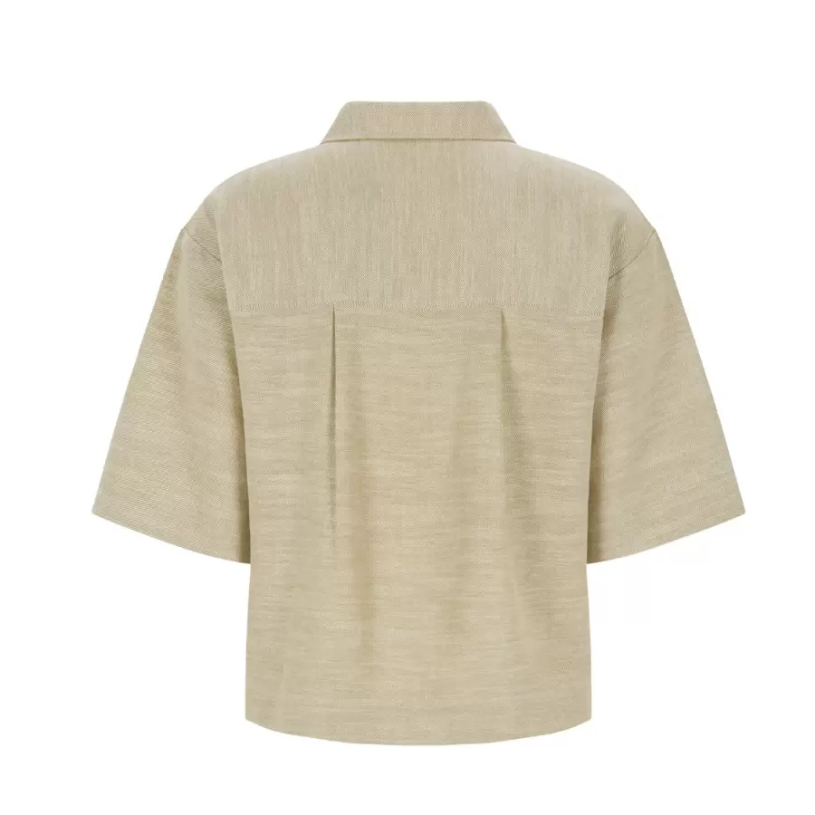 esmé studios - Kaya Boxy Shirt, Brownie Mélange