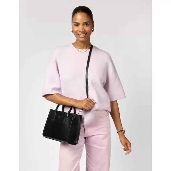 O My Bag - Jackie Midi, Black + Leather Strap