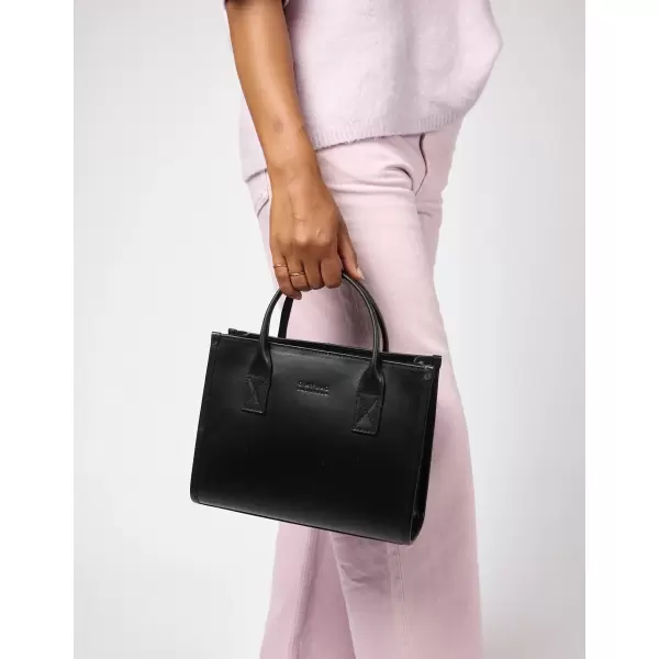 O My Bag - Jackie Midi, Black + Leather Strap O My Bag - Jackie Midi, Black + Leather Strap