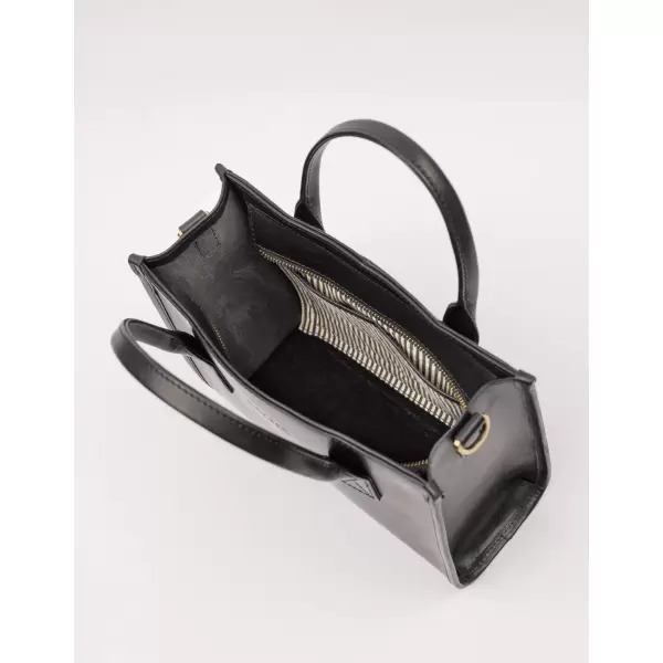 O My Bag - Jackie Midi, Black + Leather Strap O My Bag - Jackie Midi, Black + Leather Strap