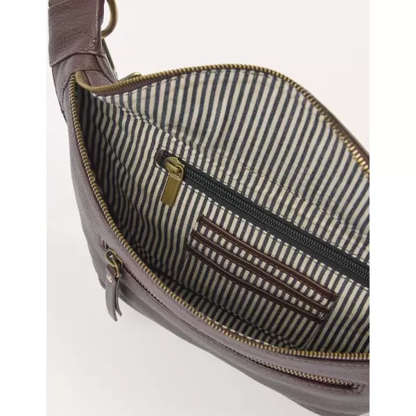 O My Bag - Drew Bum Bag - Chocolate Soft Grain