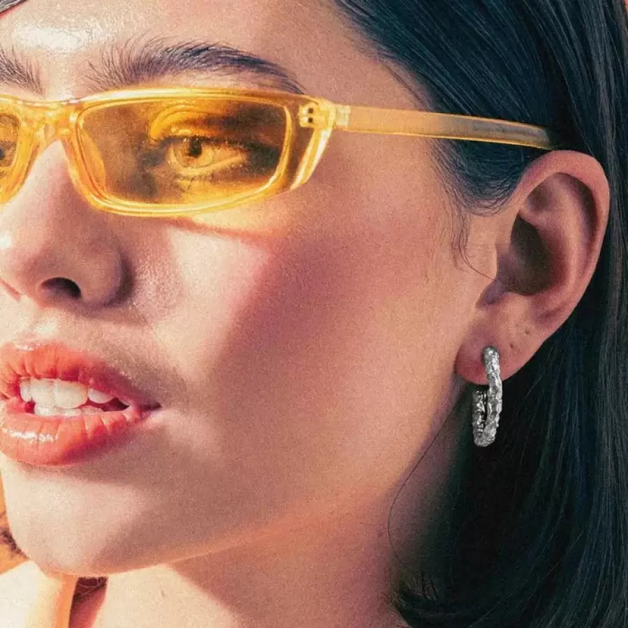 House of Vincent - Øreringe Moonstruck Hoop, Sterlingsølv