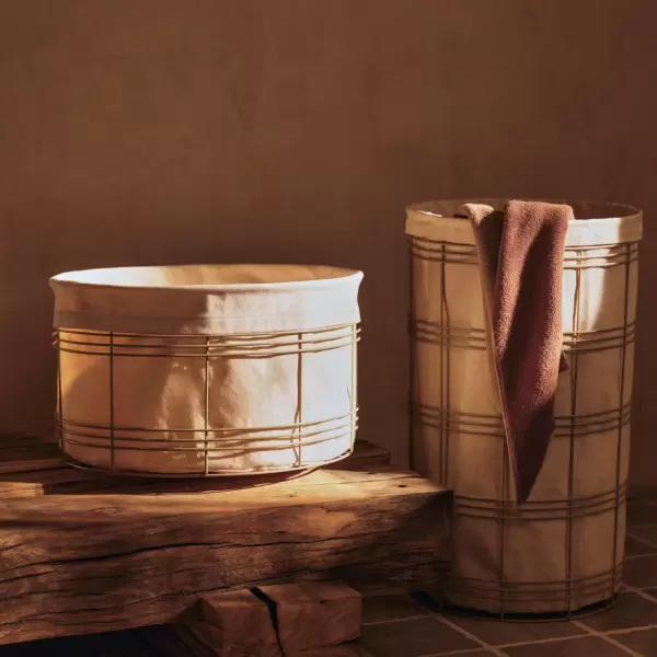 ferm LIVING - Ekko øko badehåndklæde B: 70 x H: 140 cm - vælg farve