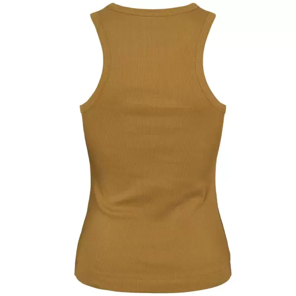 esmé studios - Blossom Racerback Rib tank, Dull Gold