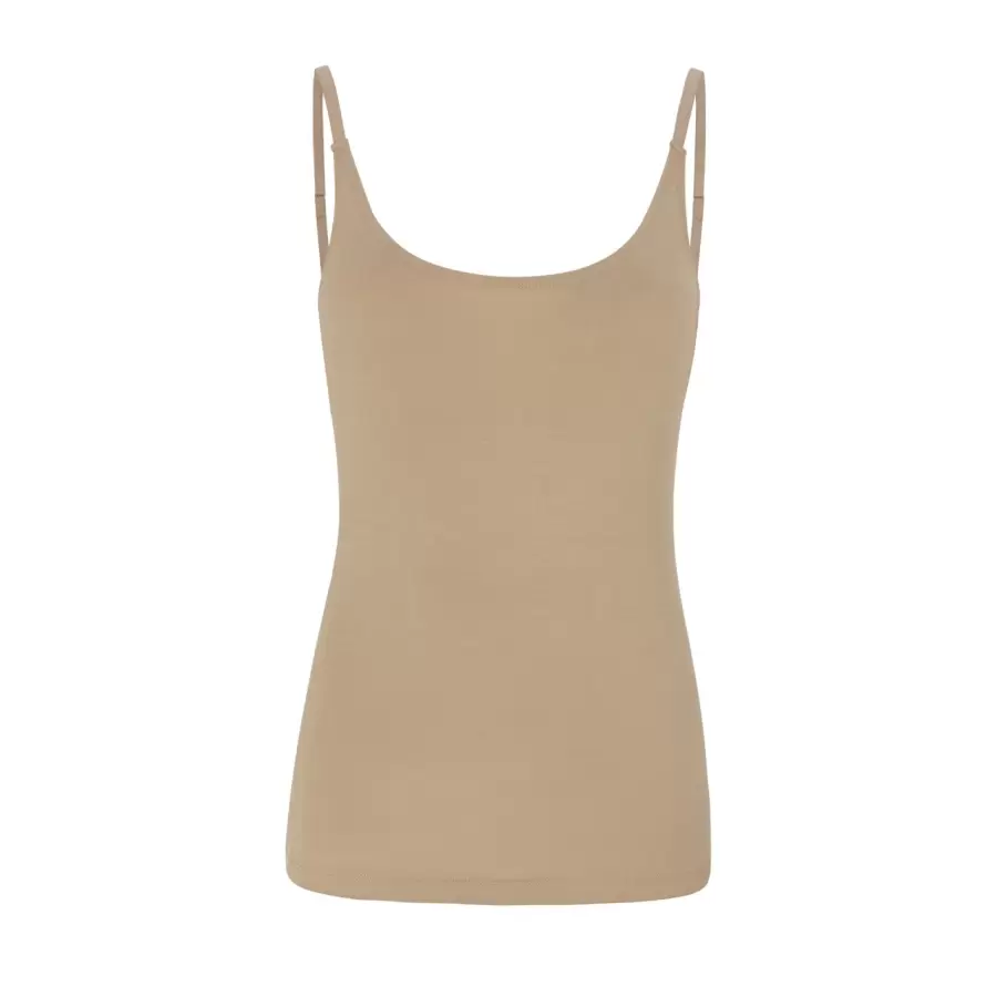 esmé studios - Penelope Singlet Top, Bleached Sand