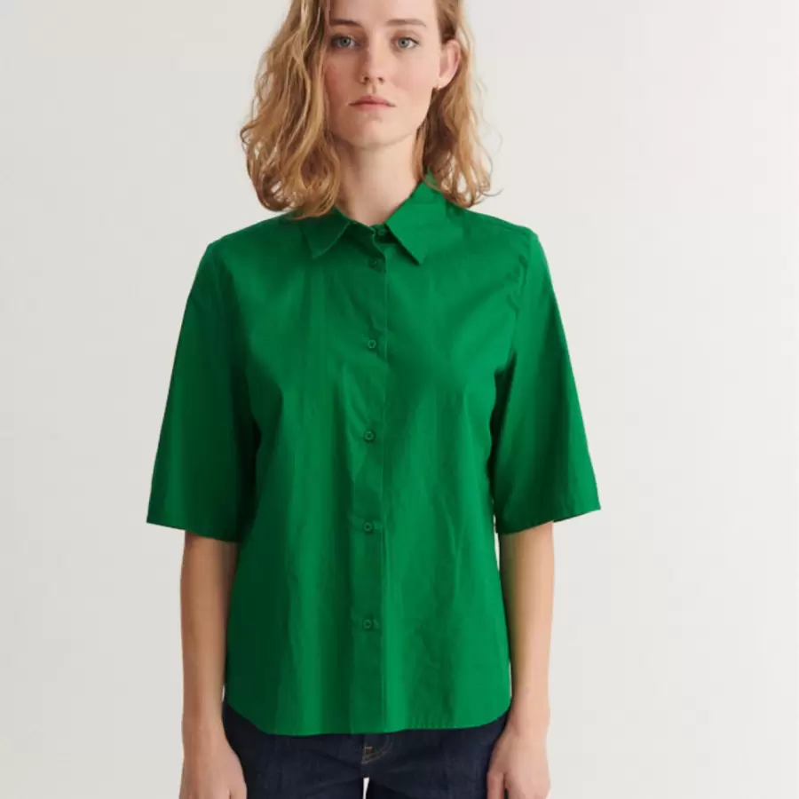 Basic Apparel - Skjorte Silje, Abundant Green