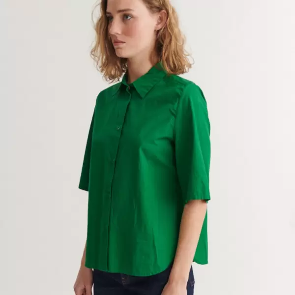 Basic Apparel - Skjorte Silje, Abundant Green