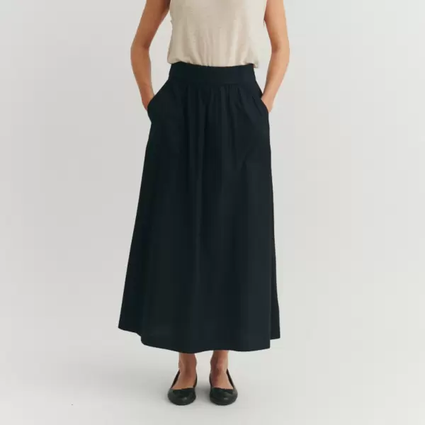 Basic Apparel - Silje Long Skirt, Black
