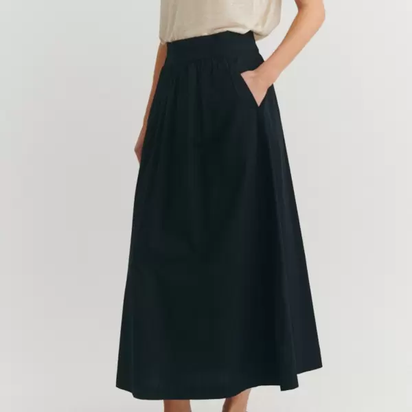 Basic Apparel - Silje Long Skirt, Black Basic Apparel - Silje Long Skirt, Black