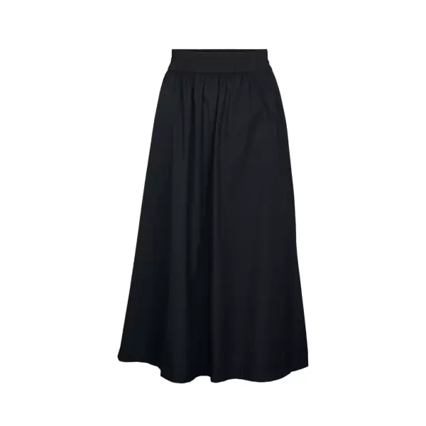 Basic Apparel - Silje Long Skirt, Black Basic Apparel - Silje Long Skirt, Black