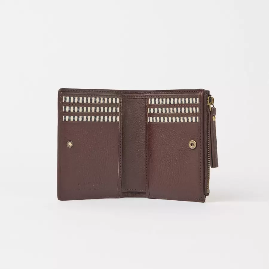 O My Bag - Jamie Wallet Woven, Chocolate