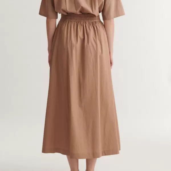 Basic Apparel - Silje Long Skirt, Portobella