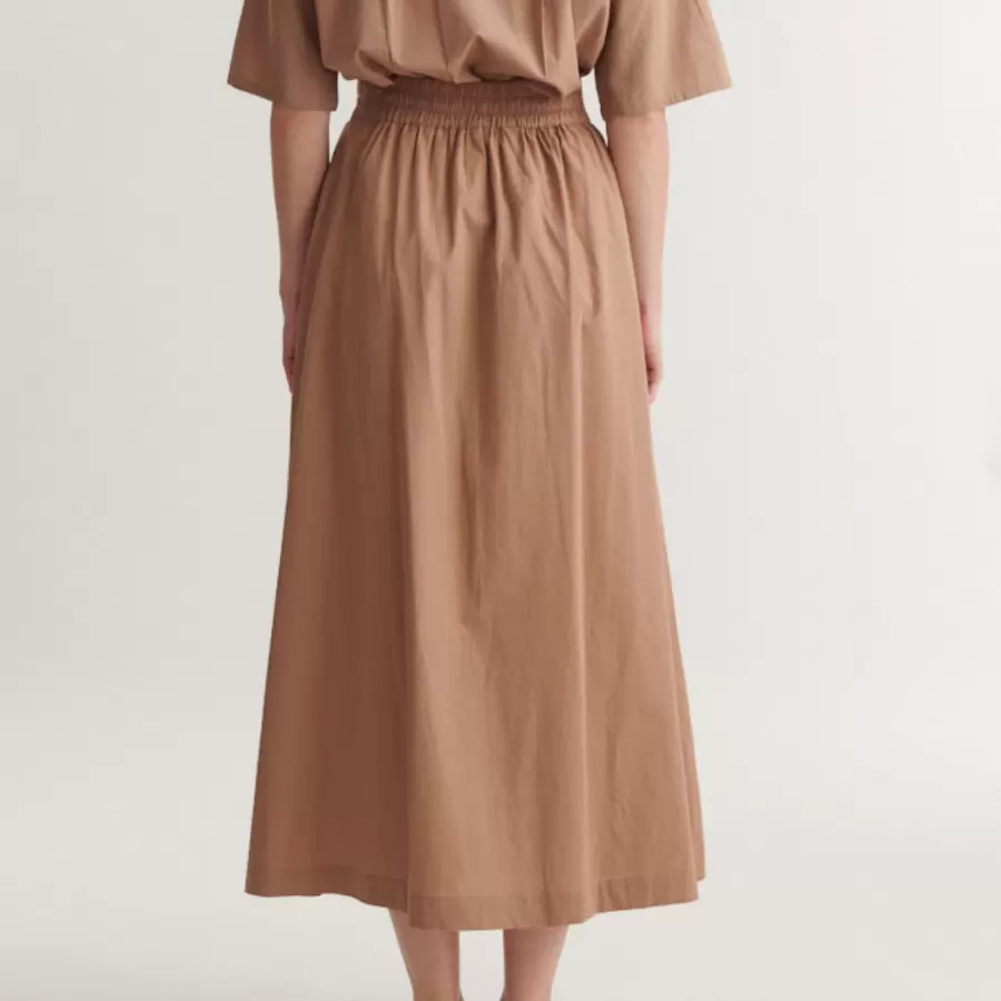 Basic Apparel - Silje Long Skirt, Portobella