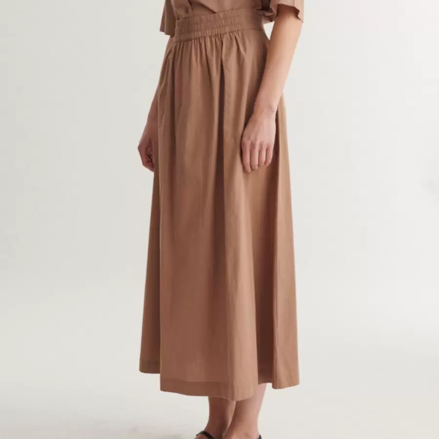 Basic Apparel - Silje Long Skirt, Portobella