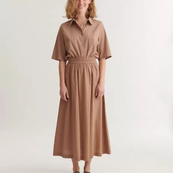 Basic Apparel - Silje Long Skirt, Portobella