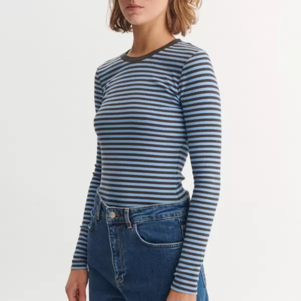 Basic Apparel - Ludmilla langærmet Tee