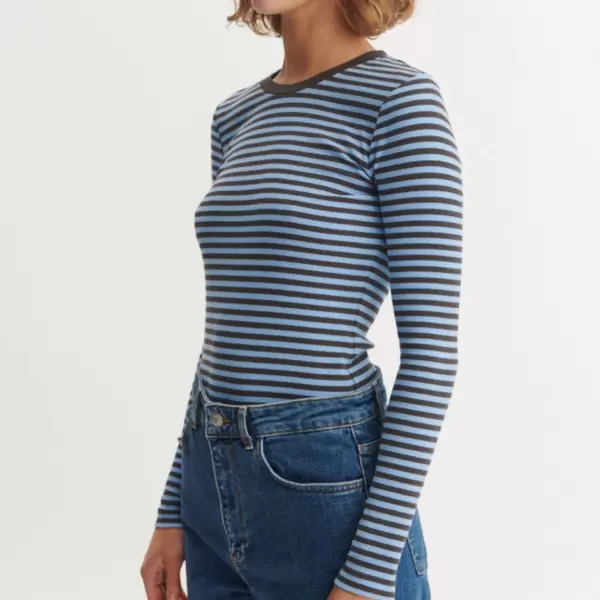 Basic Apparel - Ludmilla langærmet Tee