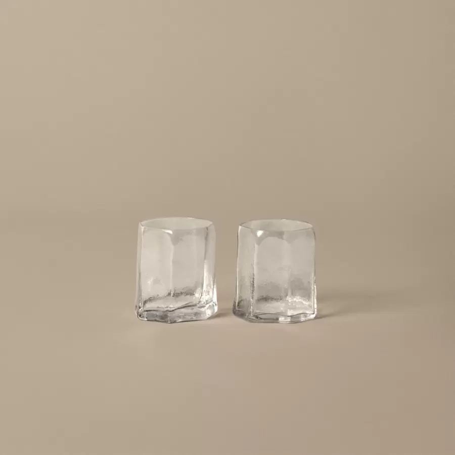 ferm LIVING - Kiru glas 2 stk, Klar