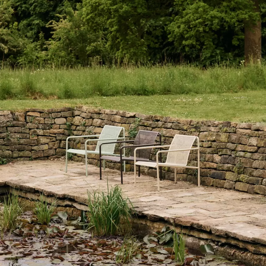 Ferm Living - Dapple Loungestol med armlæn, Dark Chocolate 