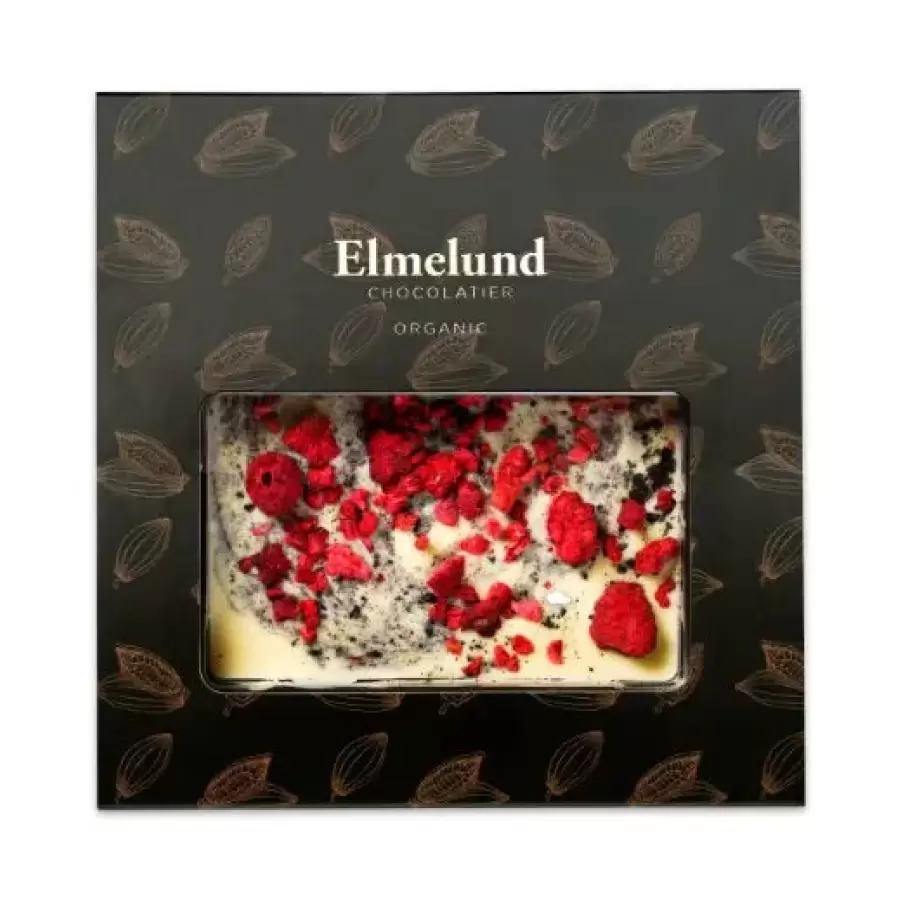 Elmelund - Hvid Chokolade, Lakrids/Hindbær ØKO