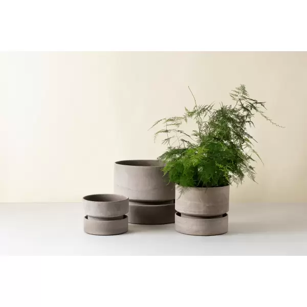 Bergs Potter - Kommer snart..Hoff potte 40 cm. rå grå - hent selv