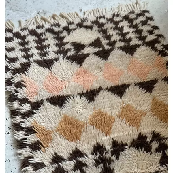 Creative Souls - Løber Shaggy, Brun 80*120