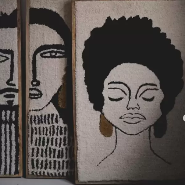 Creative Souls - Indrammet Vægtæppe Shaggy, Proud 56*86