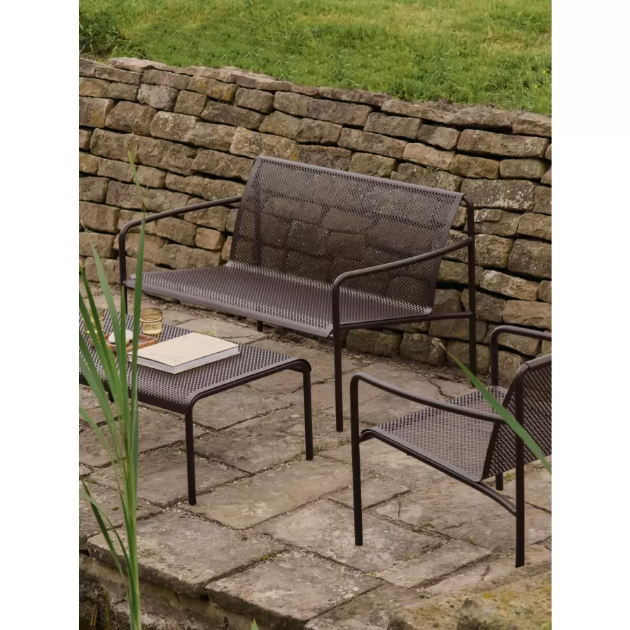 ferm LIVING - Dapple Lavt bord - 114 x 57  - Dark Chocolate Hent selv