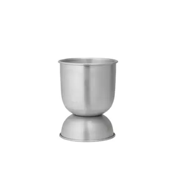 Ferm Living - Hourglass Pot XS, Aluminium Ø:21*30 Ferm Living - Hourglass Pot XS, Aluminium Ø:21*30