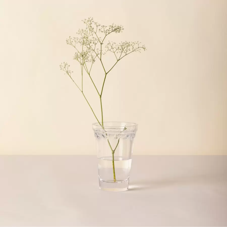 Bergs Potter - Ø:11 Københavner Vase, Klart Glas