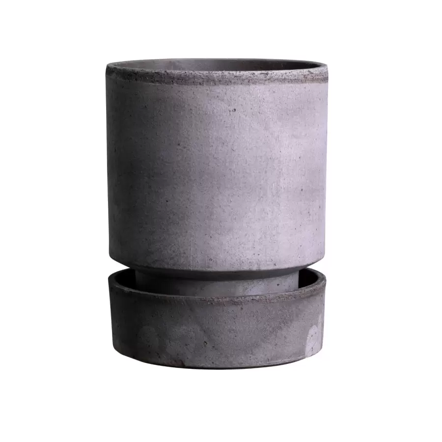 Bergs Potter - Ø:40 The Hoff Underskål, Uglaseret Grå - Hent selv