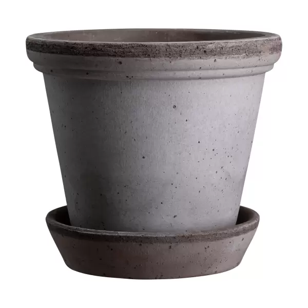 Bergs Potter - Ø:30 Krukke Flora Uglaseret Grå - Hent selv Bergs Potter - Ø:30 Krukke Flora Uglaseret Grå - Hent selv