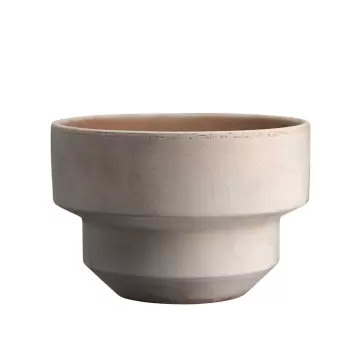 Bergs Potter - Ø:25 The Hoff Low Pot, Krukke (uden underskål) Uglaseret Rosa - Hent selv Bergs Potter - Ø:25 The Hoff Low Pot, Krukke (uden underskål) Uglaseret Rosa - Hent selv