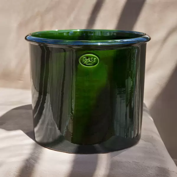 Bergs Potter - Ø:40 Urtepotteskjuler Modena Glaseret, Emerald Green - Hent selv Bergs Potter - Ø:40 Urtepotteskjuler Modena Glaseret, Emerald Green - Hent selv