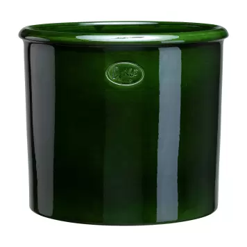 Bergs Potter - Ø:40 Urtepotteskjuler Modena Glaseret, Emerald Green - Hent selv