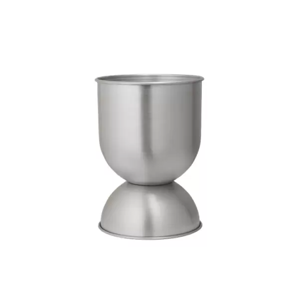 ferm LIVING - Hourglass Pot Small, Aluminium Ø: 30 x B: 30 x H: 42.5 x D: 30 cm ferm LIVING - Hourglass Pot Small, Aluminium Ø: 30 x B: 30 x H: 42.5 x D: 30 cm