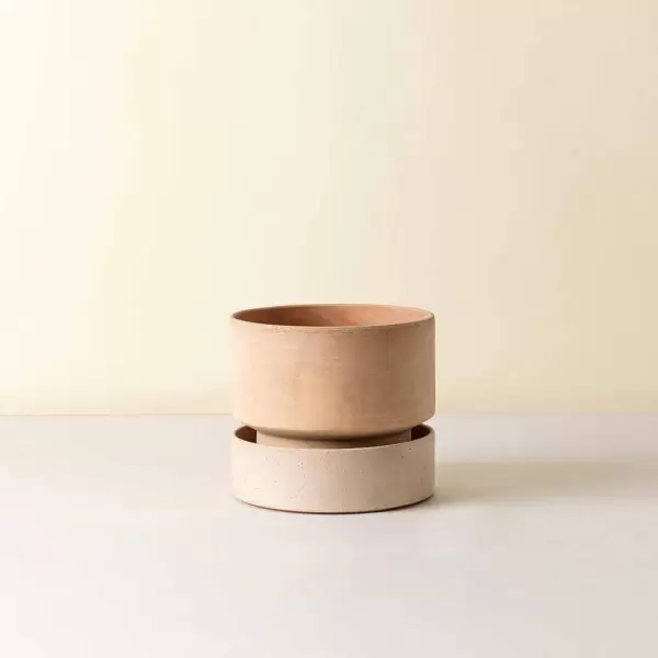 Bergs Potter - Hoff 40 cm. sæt - rosa terracotta