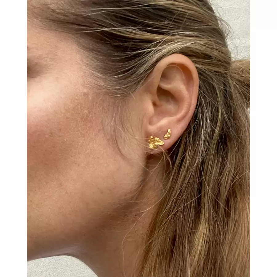 Sisse Dinesen - Lou øreringe, Sterling sølv - sælges som sæt