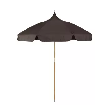 Ferm Living - Parasol Lull Ø:200, Dark Chocolate Ferm Living - Parasol Lull Ø:200, Dark Chocolate