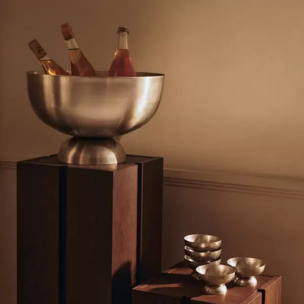 ferm LIVING - Tumbled Ice Cream Cup - Stainless Steel ferm LIVING - Tumbled Ice Cream Cup - Stainless Steel