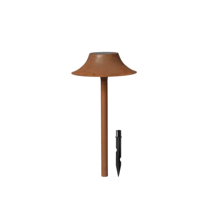 Ferm Living - Cortivo Udendørs Solcellelampe, Rust