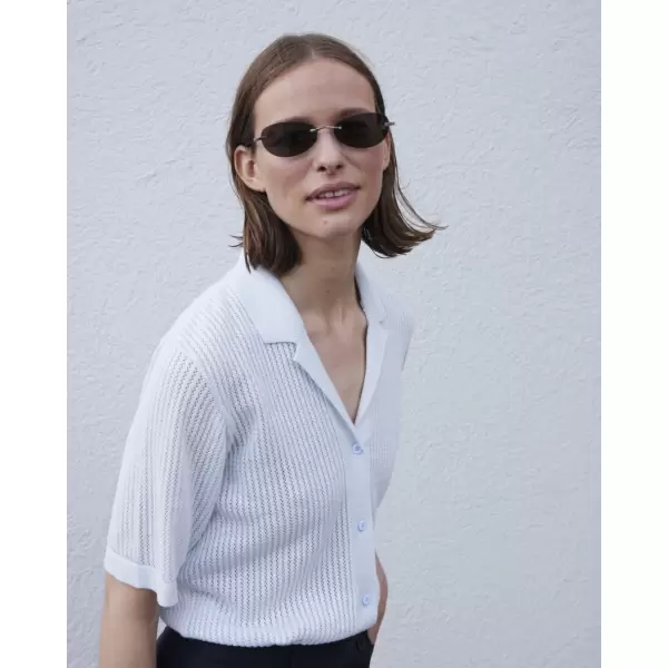 esmé studios - Nola Knit Cardigan, Pale Blue