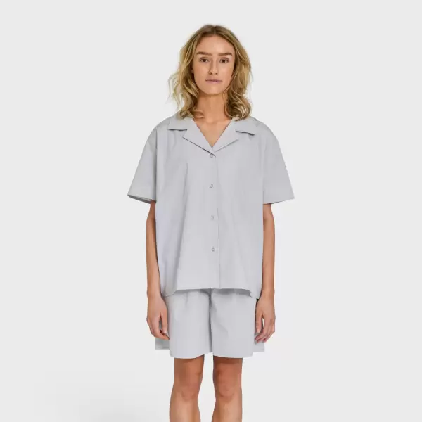 Bongusta - Sahej Kortærmet Skjorte, Grey