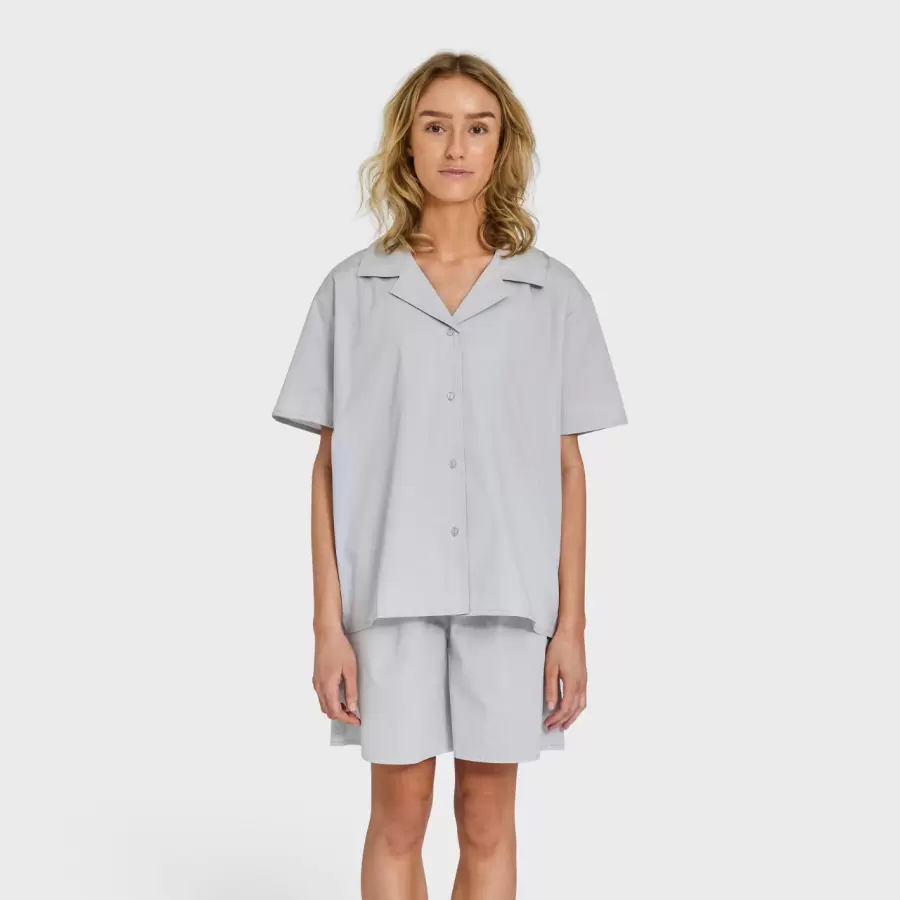 Bongusta - Sahej Kortærmet Skjorte, Grey