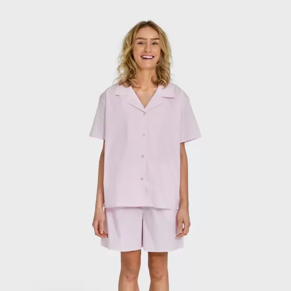 Bongusta - Sahej Kortærmet Skjorte, Lilac Snow